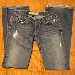 BKE Starlite distressed jeans 26x31 1/2